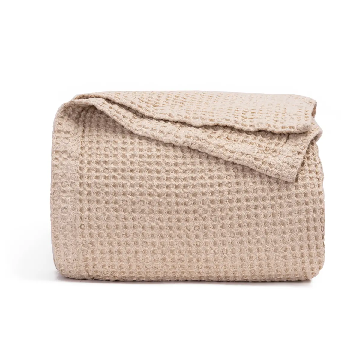Organic Cotton Mart Waffle Weave Blanket 1