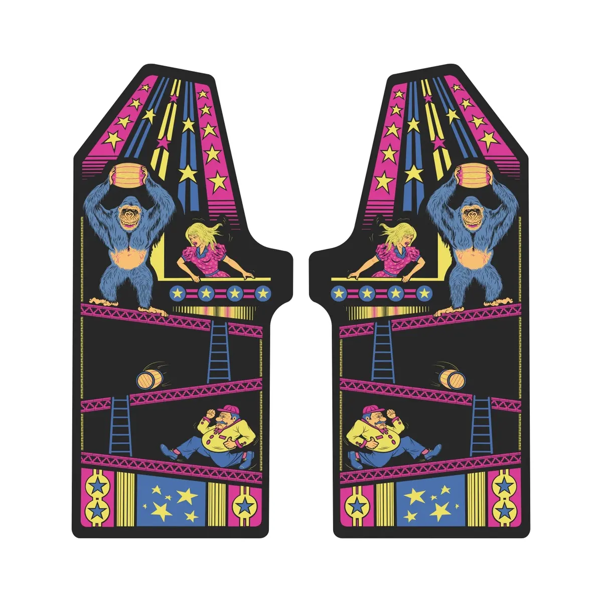 Crazy Kong Side Art Set 1
