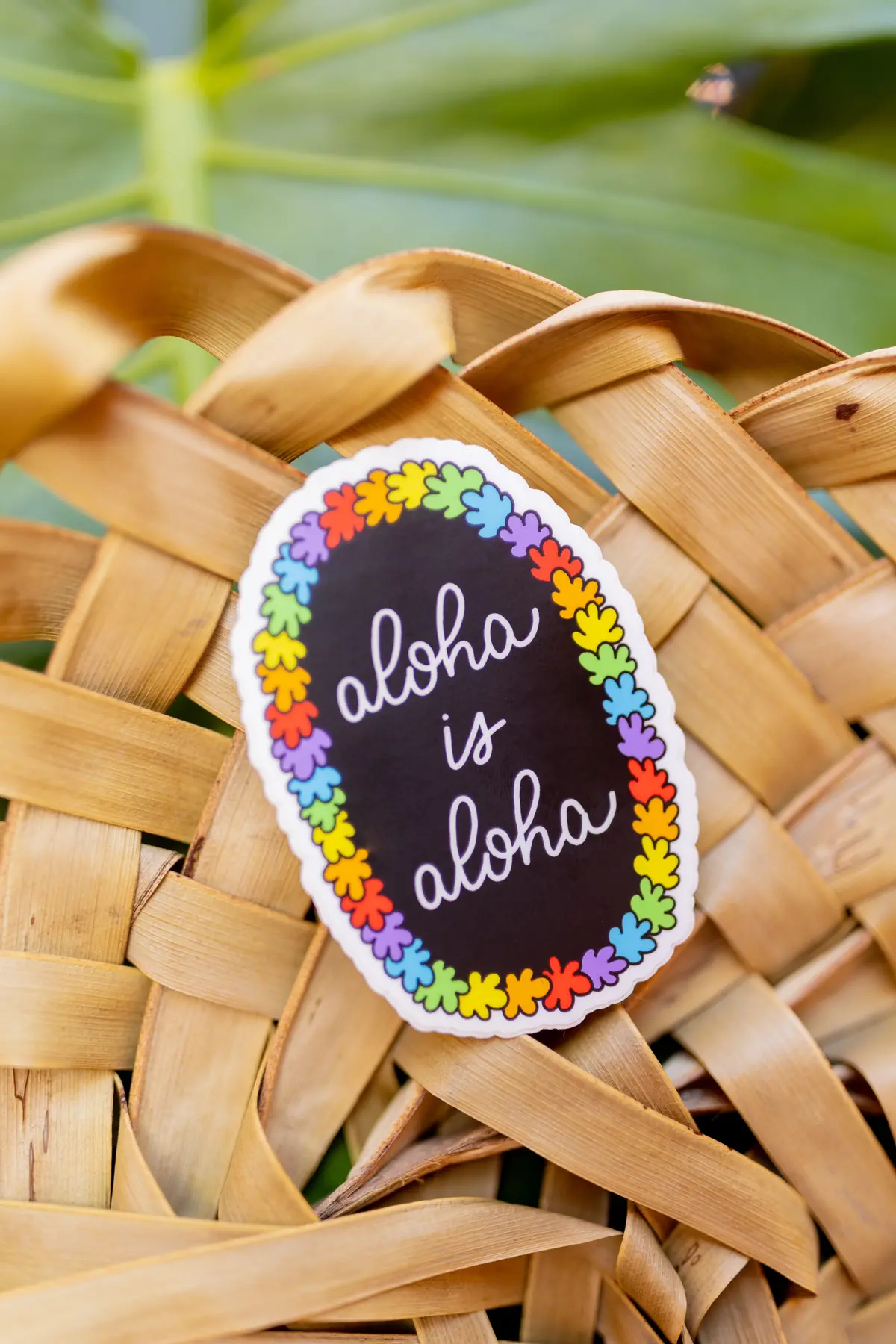 Aloha Is Aloha Lei Sticker 1