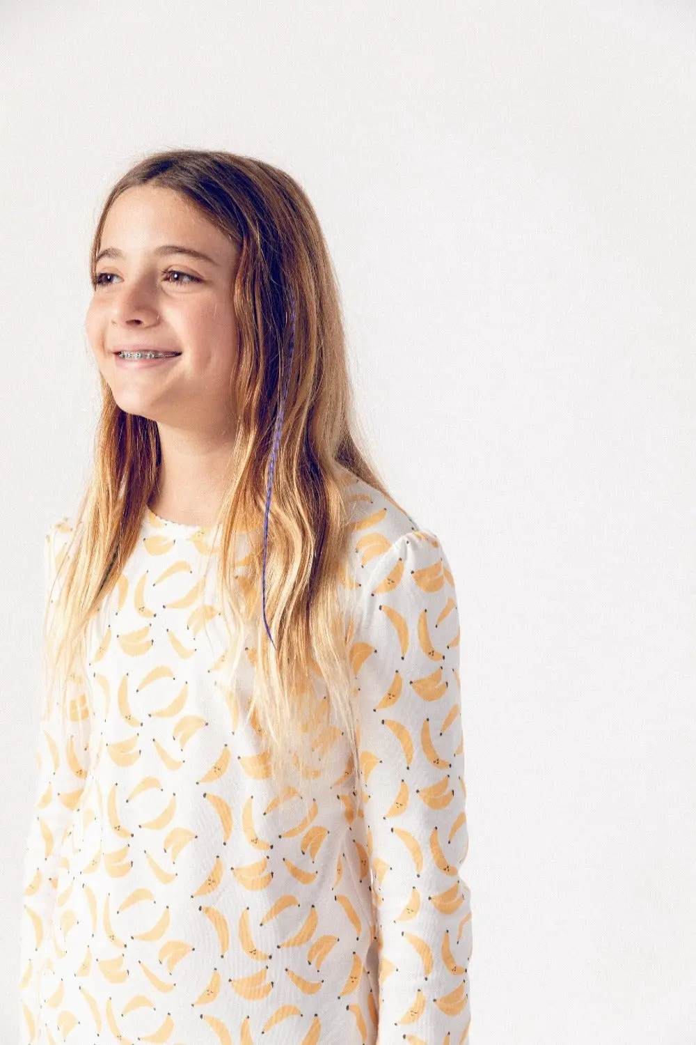 Dodo Banana Banana Print Organic Pima Cotton Dodo Dress 5