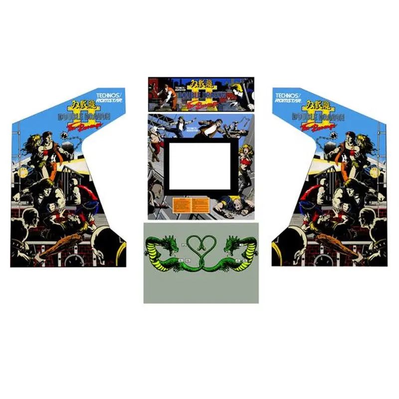 Double Dragon Ii The Revenge Arcade Complete Restoration Kit 1