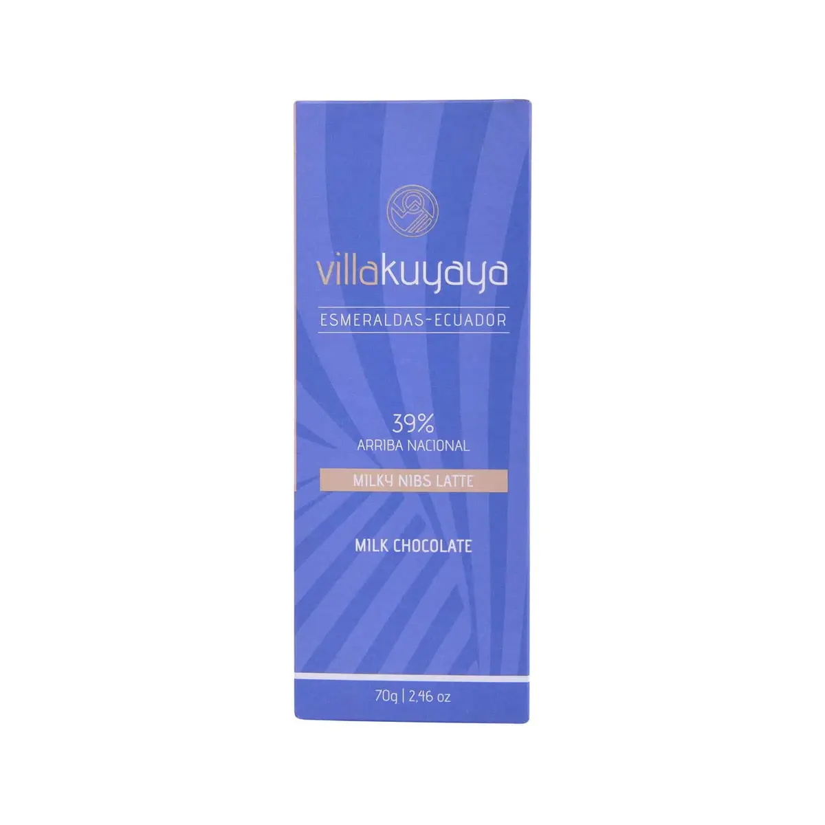 Villakuyaya Milk Chocolate Milky Nibs Latte 39% (10 Pack) 1