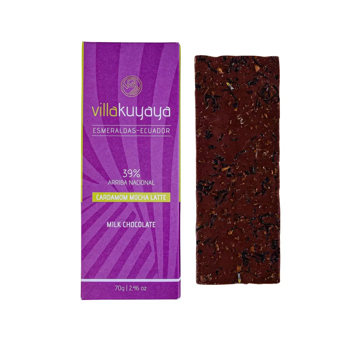Villakuyaya Milk Chocolate Cardamom Mocha Latte 39% (10 Pack) 2