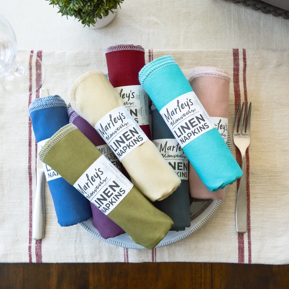 Marley's Monsters Linen Napkins 1