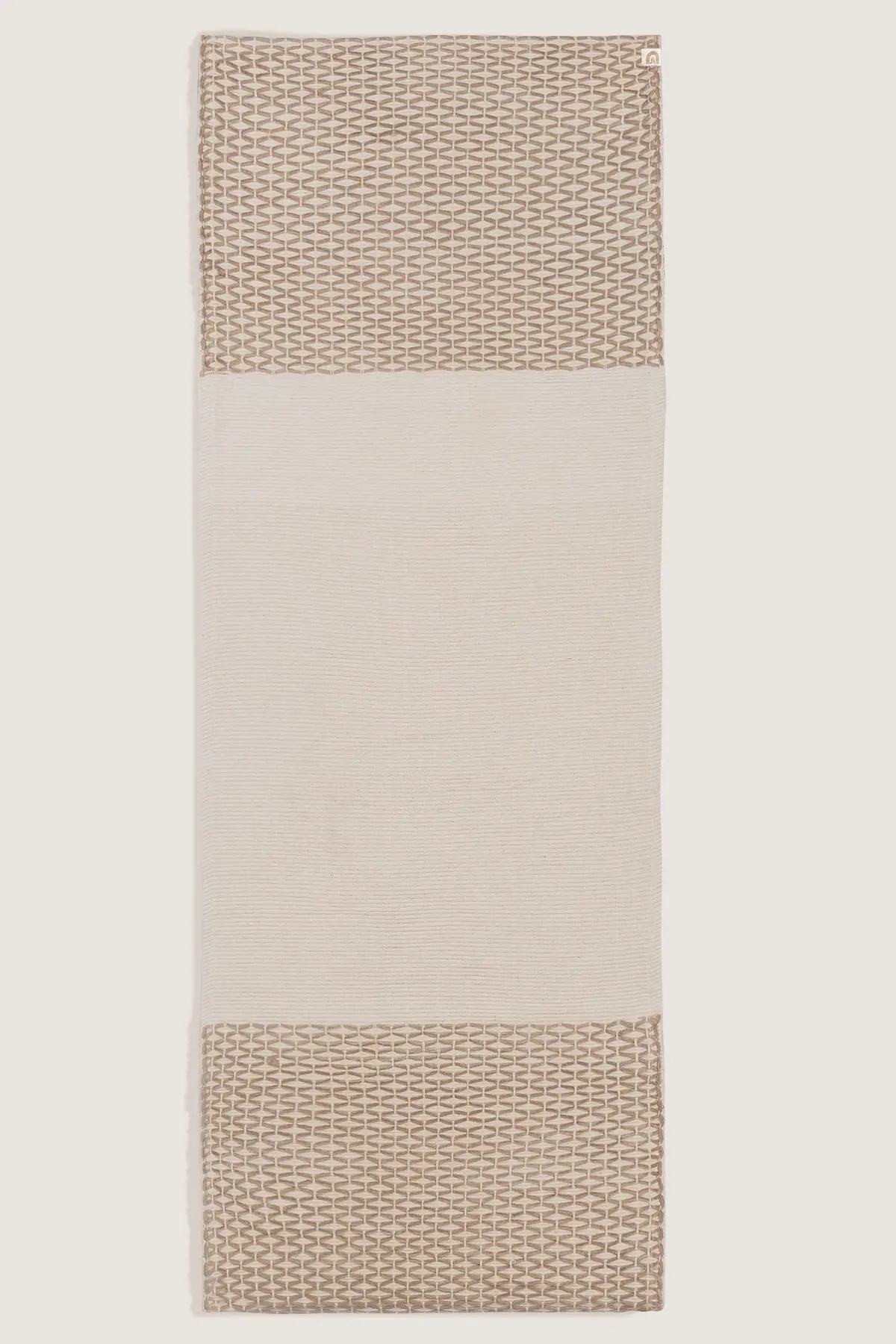 Oko Living Diamond Yoga Mat - Clay & Cream 7Mm 1