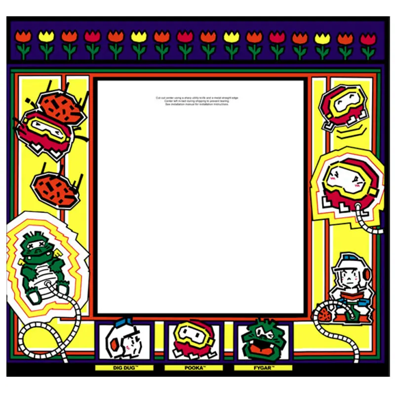 Dig Dug Arcade Bezel 1