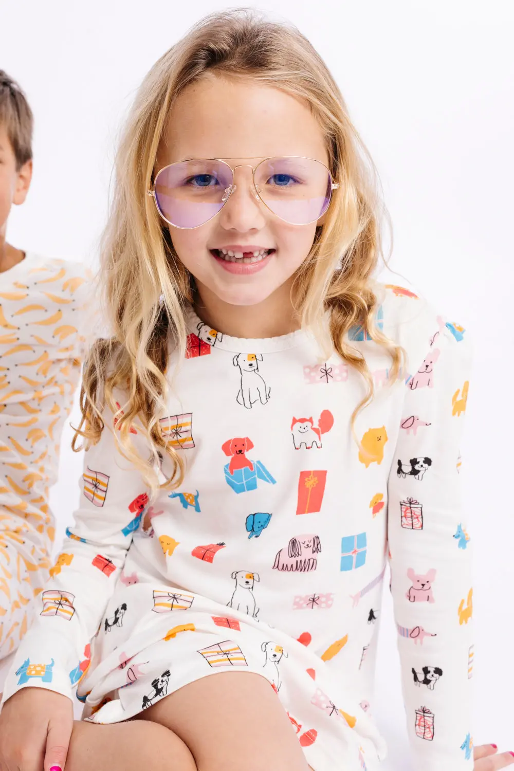 Dodo Banana Puppy Party Organic Pima Cotton Dodo Dress 1