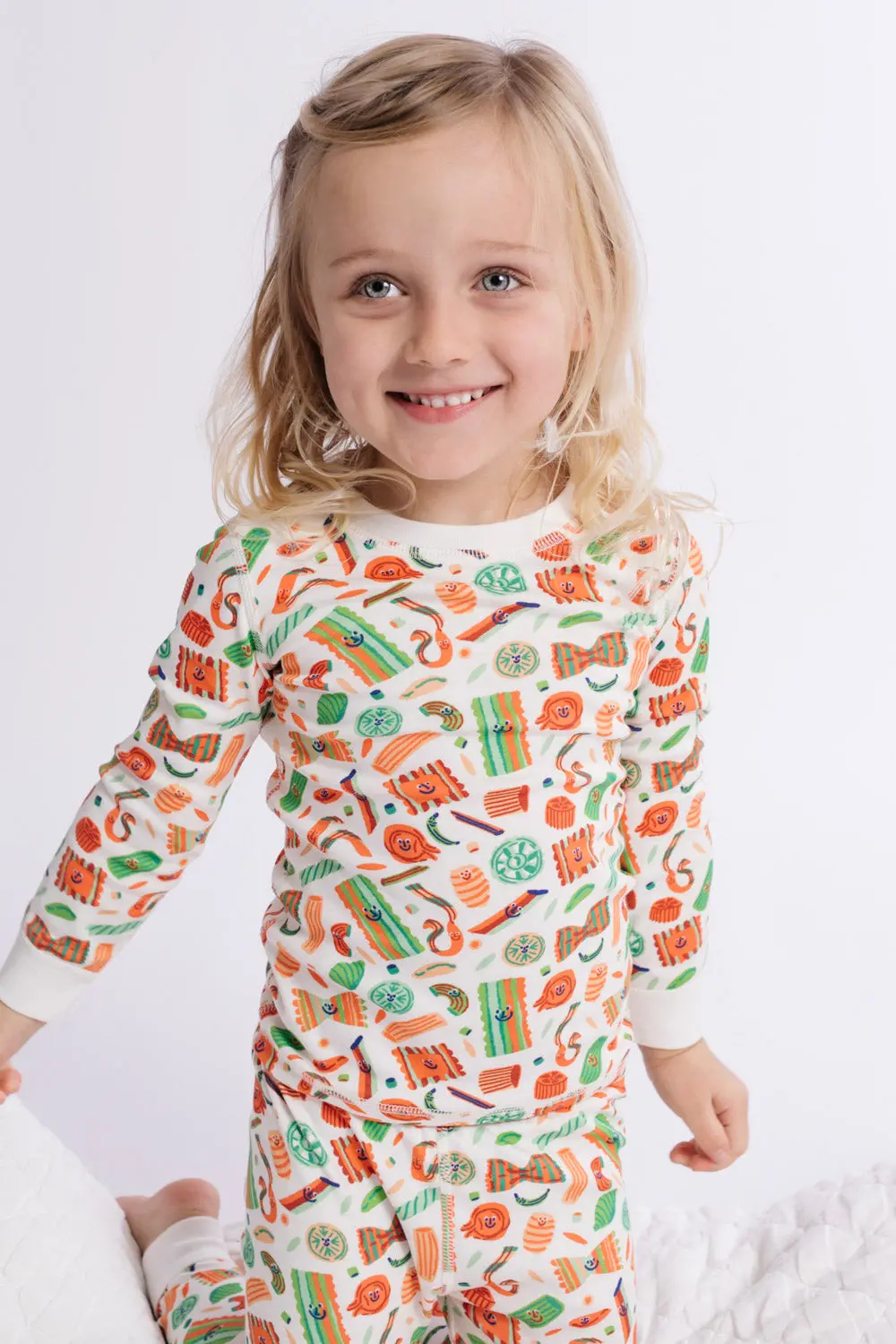 Dodo Banana Pasta Festa Organic Pima Cotton Pajama Set 1