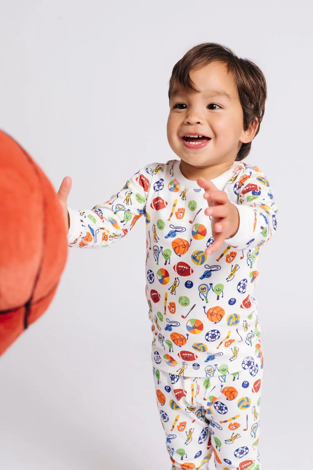 Dodo Banana Play Ball Organic Pima Cotton Pajama Set 1