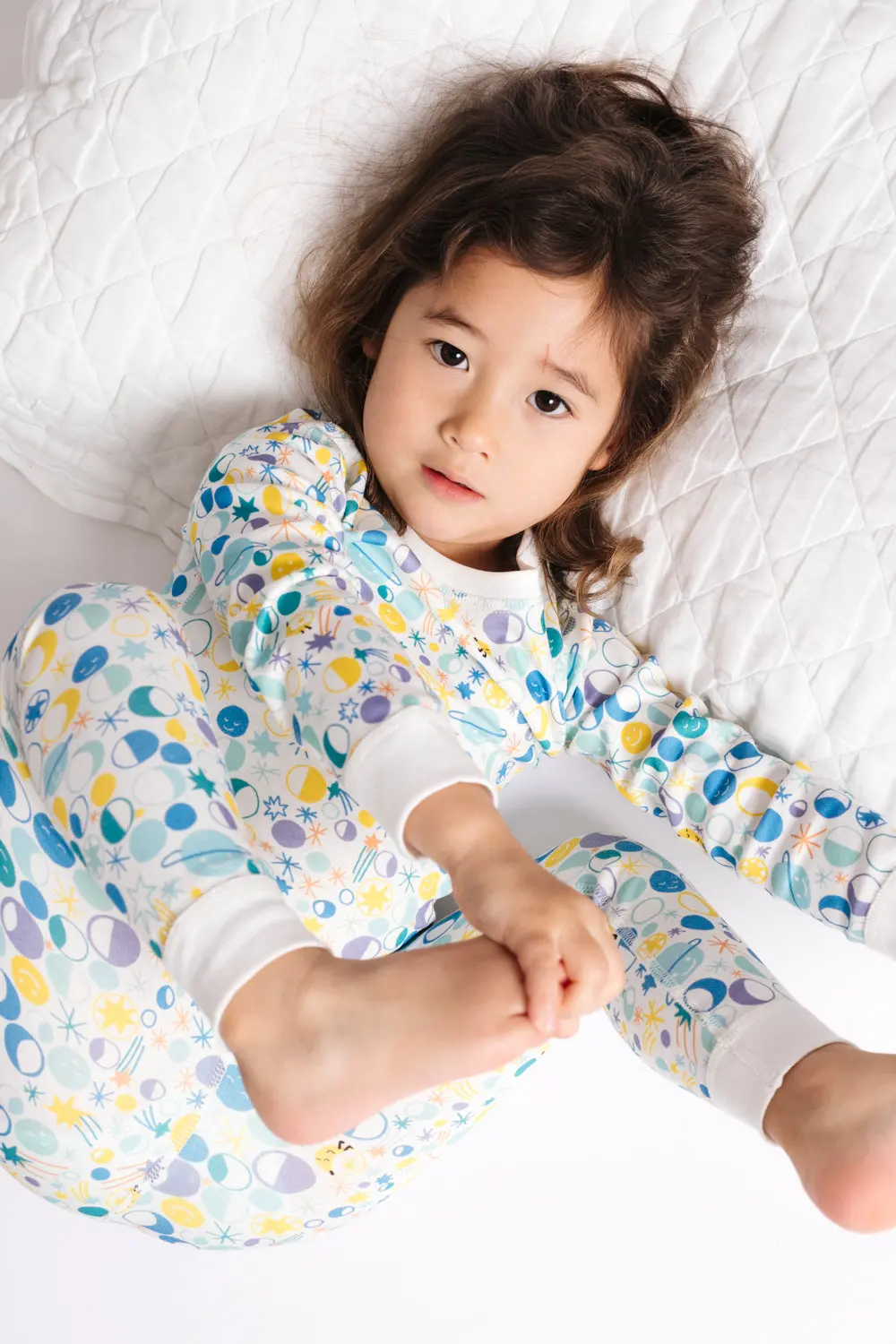 Dodo Banana Many Moons Organic Pima Cotton Pajama Set 1