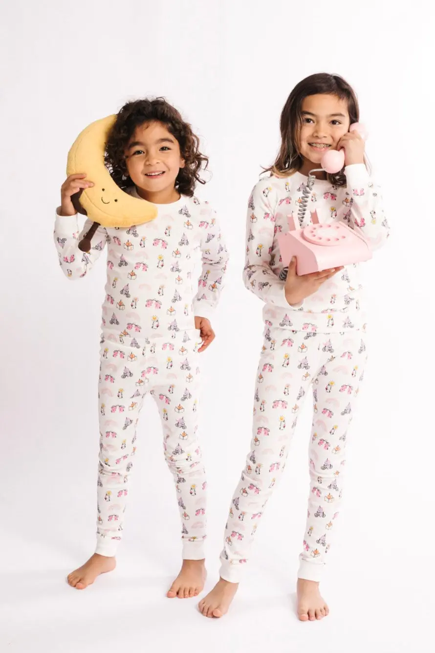 Dodo Banana Unicorn Organic Pima Cotton Pajama Set 1
