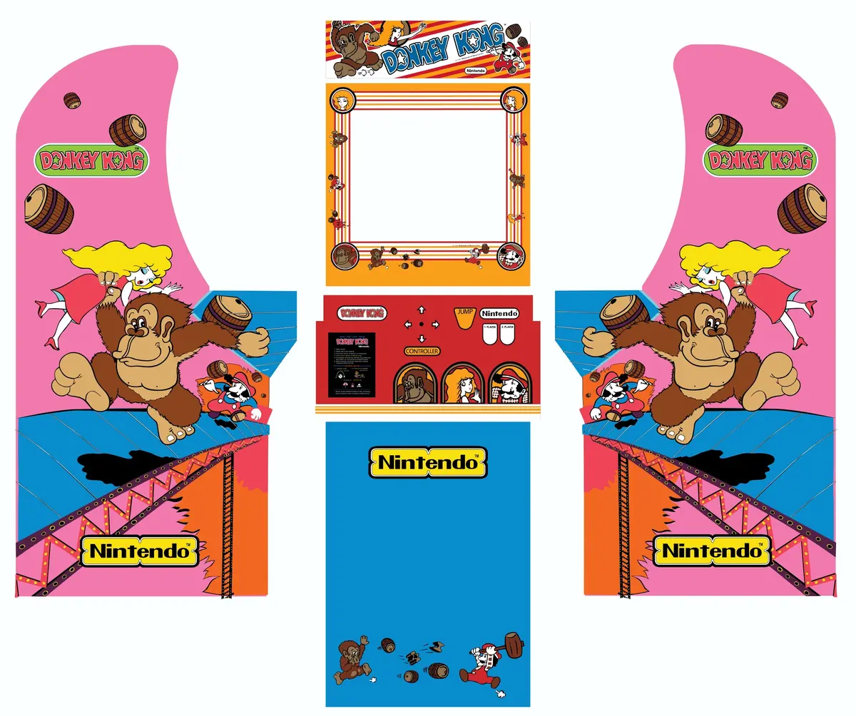 Arcade1up - Donkey Kong Art 1