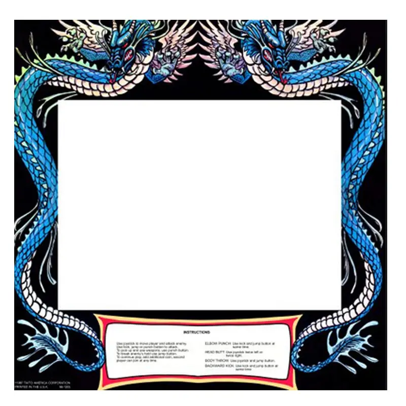 Double Dragon Arcade Bezel 1