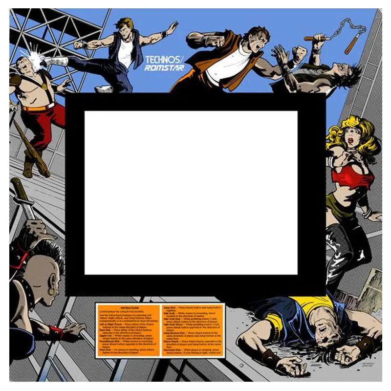 Double Dragon Ii Arcade Bezel 1