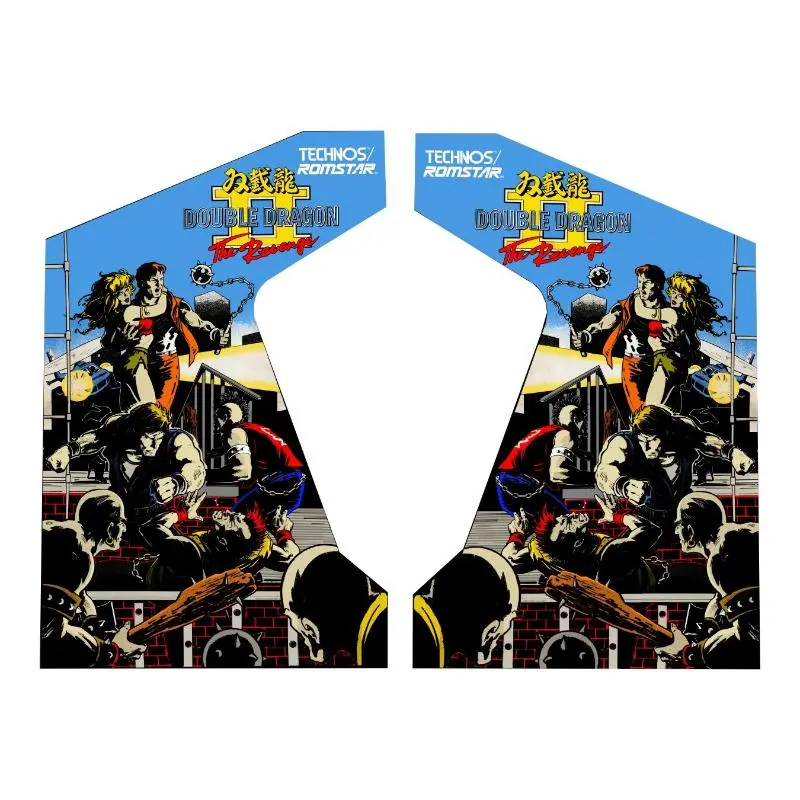 Double Dragon Ii The Revenge Arcade Side Art 1