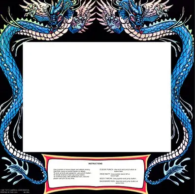 Double Dragon Arcade Bezel 2