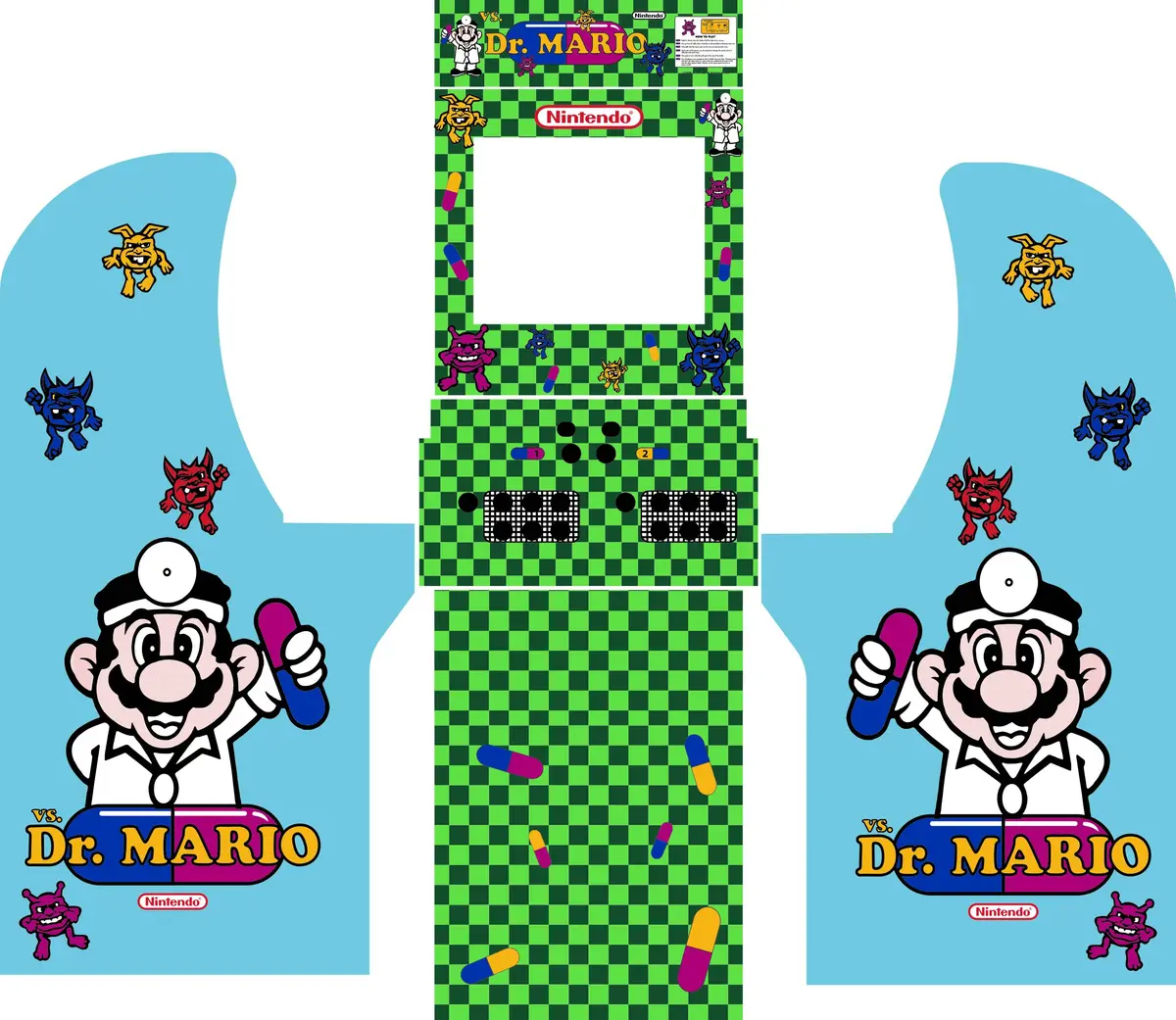 Arcade1up - Dr.Mario Art 1