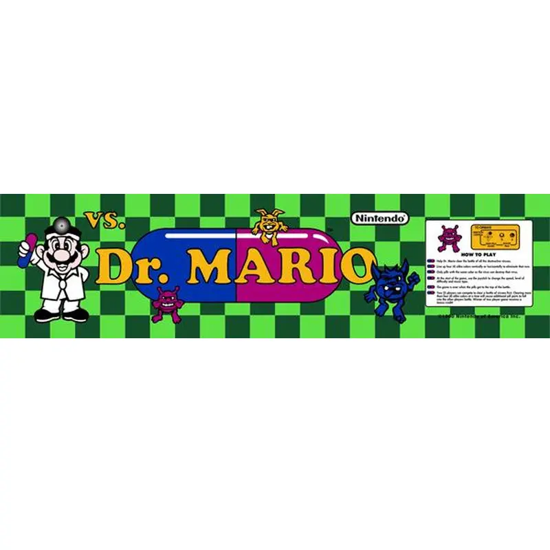 Dr Mario Arcade Marquee 1