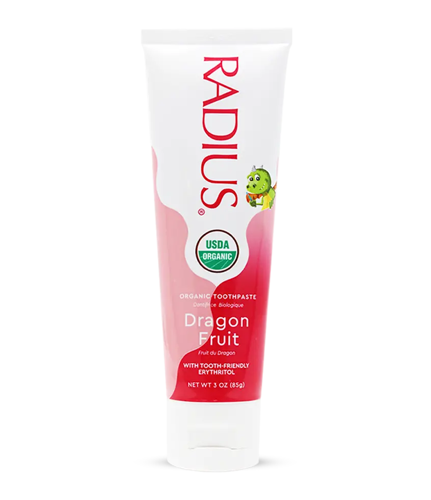 Radius Kids Usda Organic Dragon Fruit Toothpaste 1
