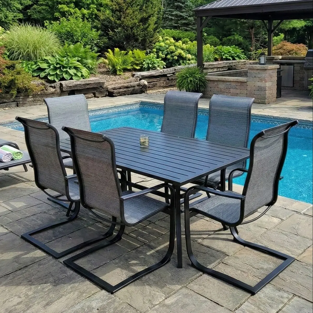 Dublin Black Spring Dining Sets 1
