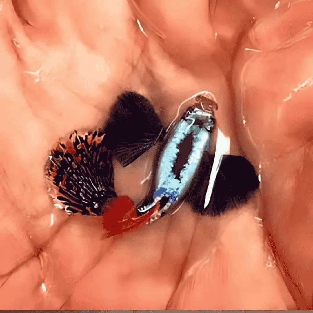 Live Fish Guppy Dumbo Mosaic 3