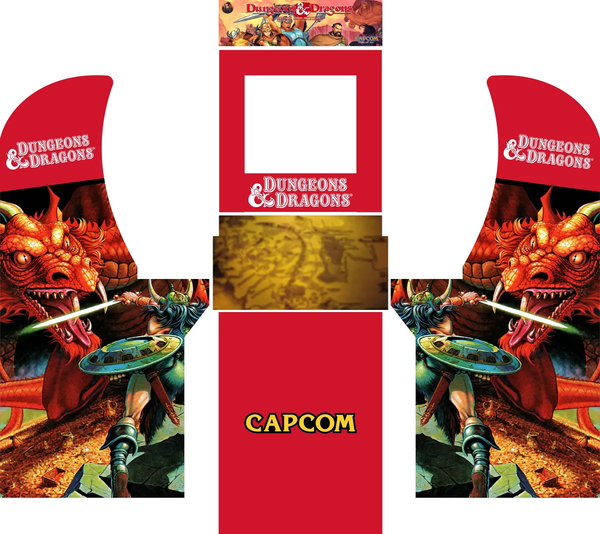 Arcade1up - Dungeons & Dragons Art 1
