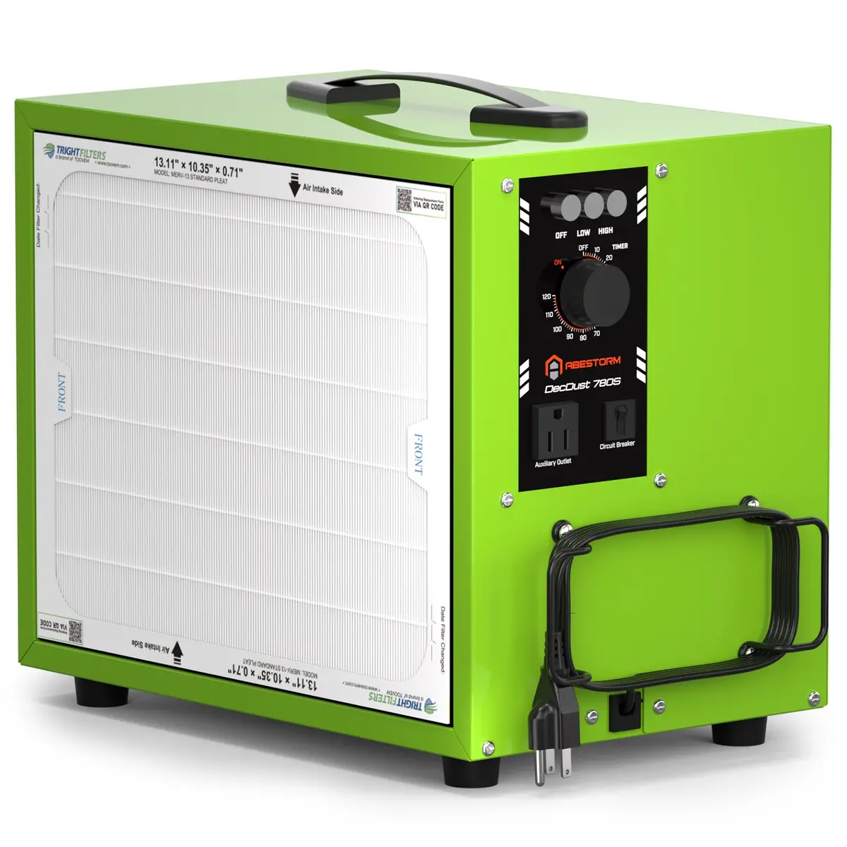 Abestorm 780 Cfm Portable Air Filtration System For Woodworking Shops | ‎Decdust 780S 1