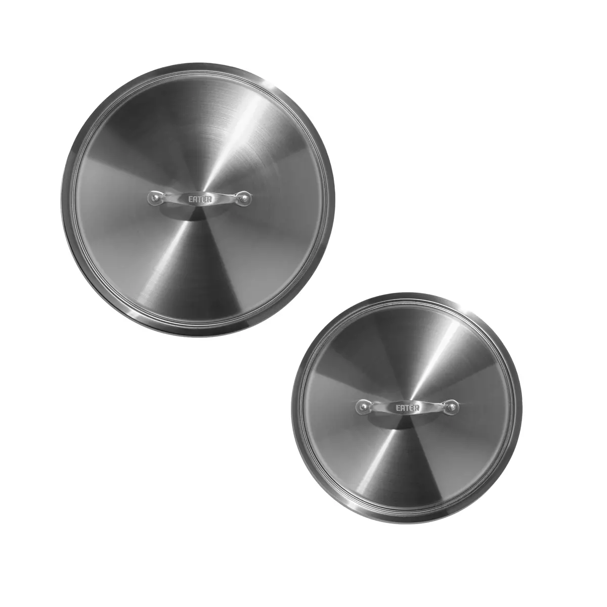 Heritage Steel Eater Series 10.5" & 12" Fry Pan Lids 1