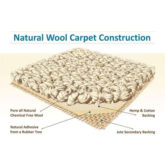 Earth Weave Catskill Natural Wool Area Rug - Free Shipping 3