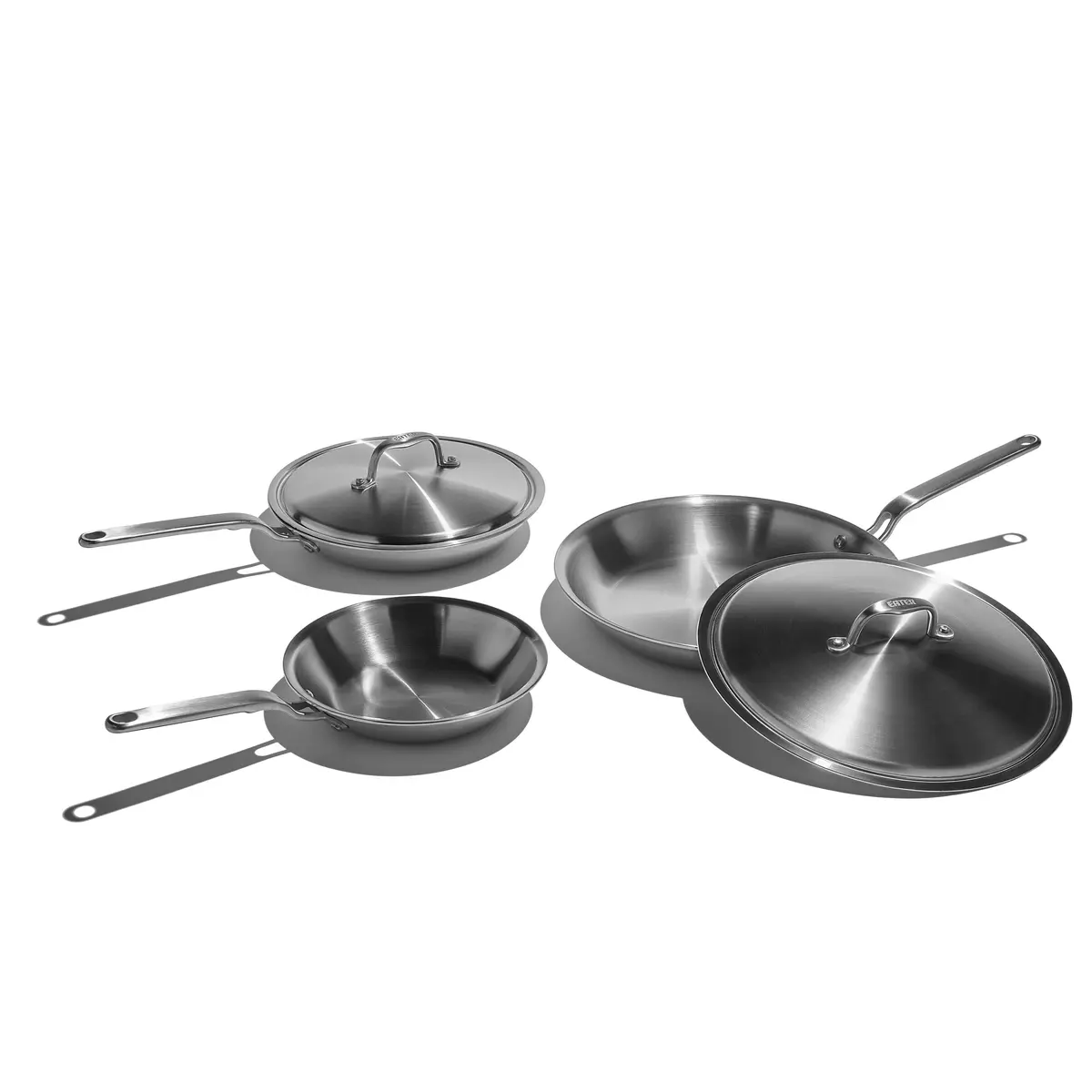 Heritage Steel Eater Series 5 Piece Fry Pan Set 1