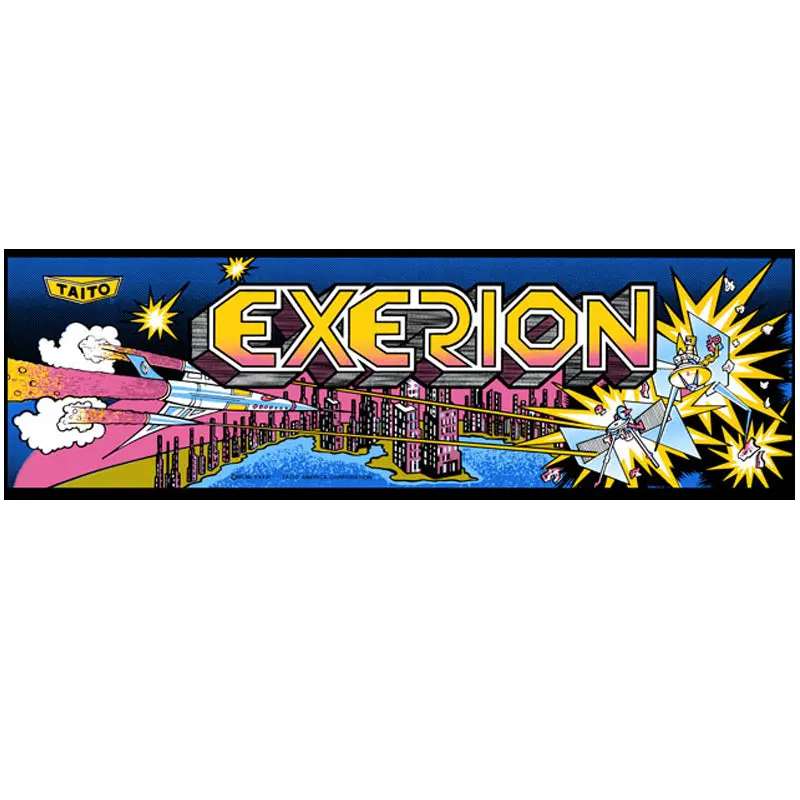 Exerion Arcade Marquee 1