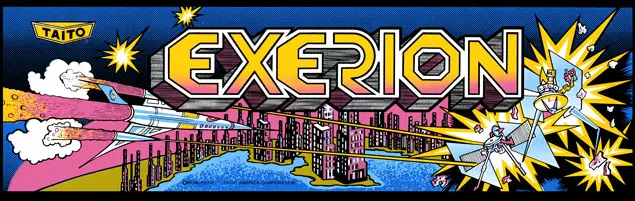 Exerion Arcade Marquee 2