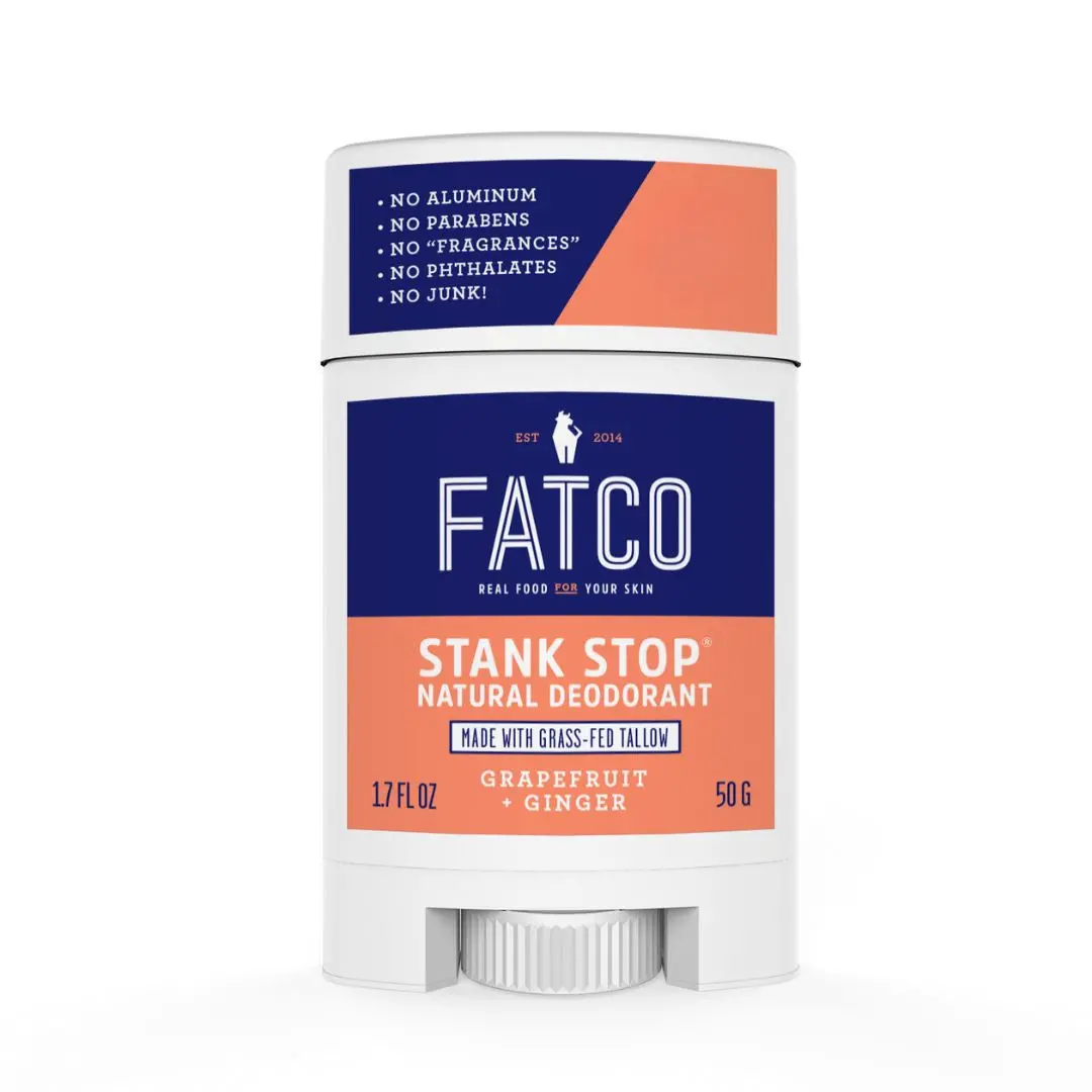 Fatco Stank Stop Deodorant Stick, Grapefruit+Ginger, 1.7 Oz 1