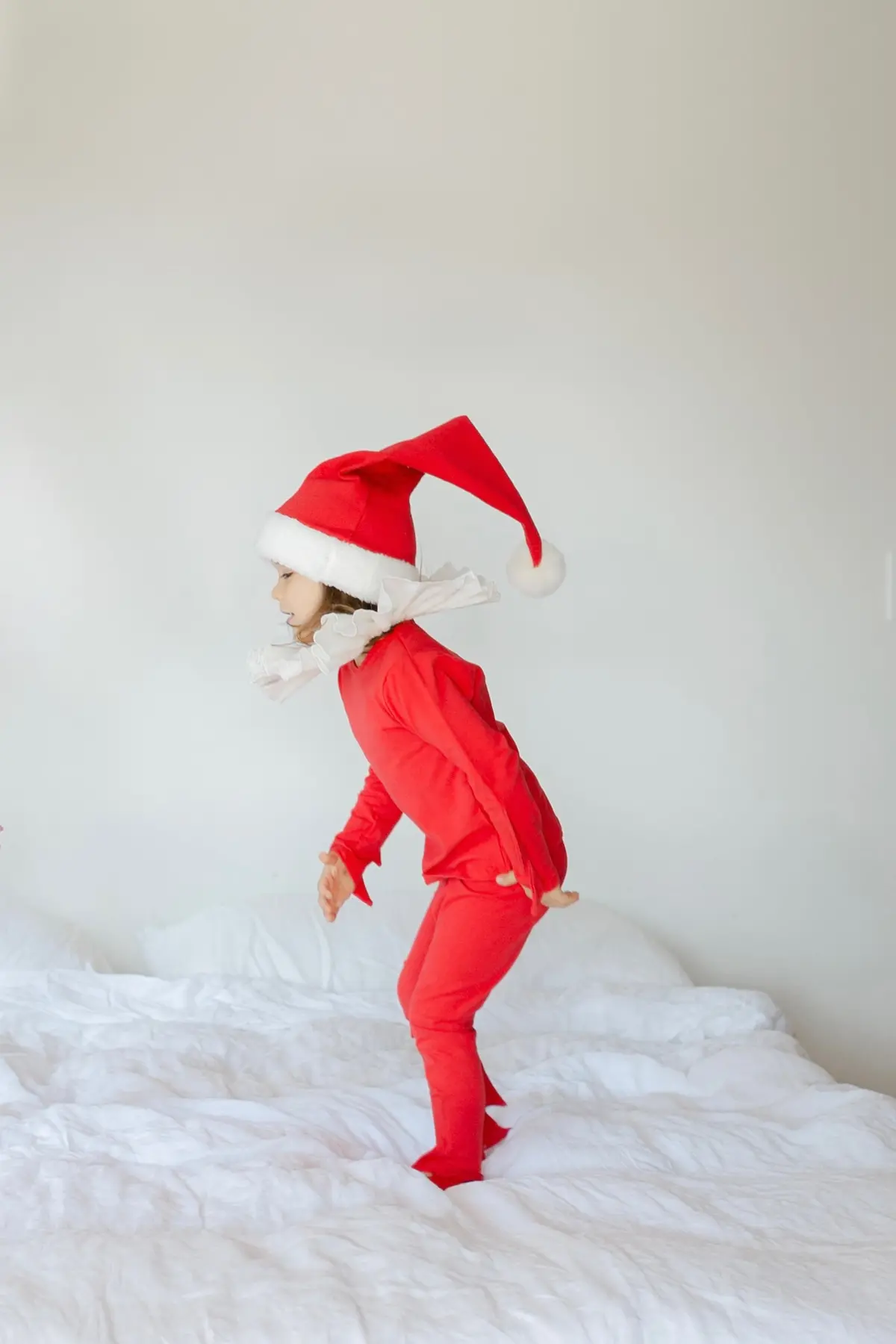 Band Of The Wild Red Holiday Elf Pajama Costume, Santa Costume 2