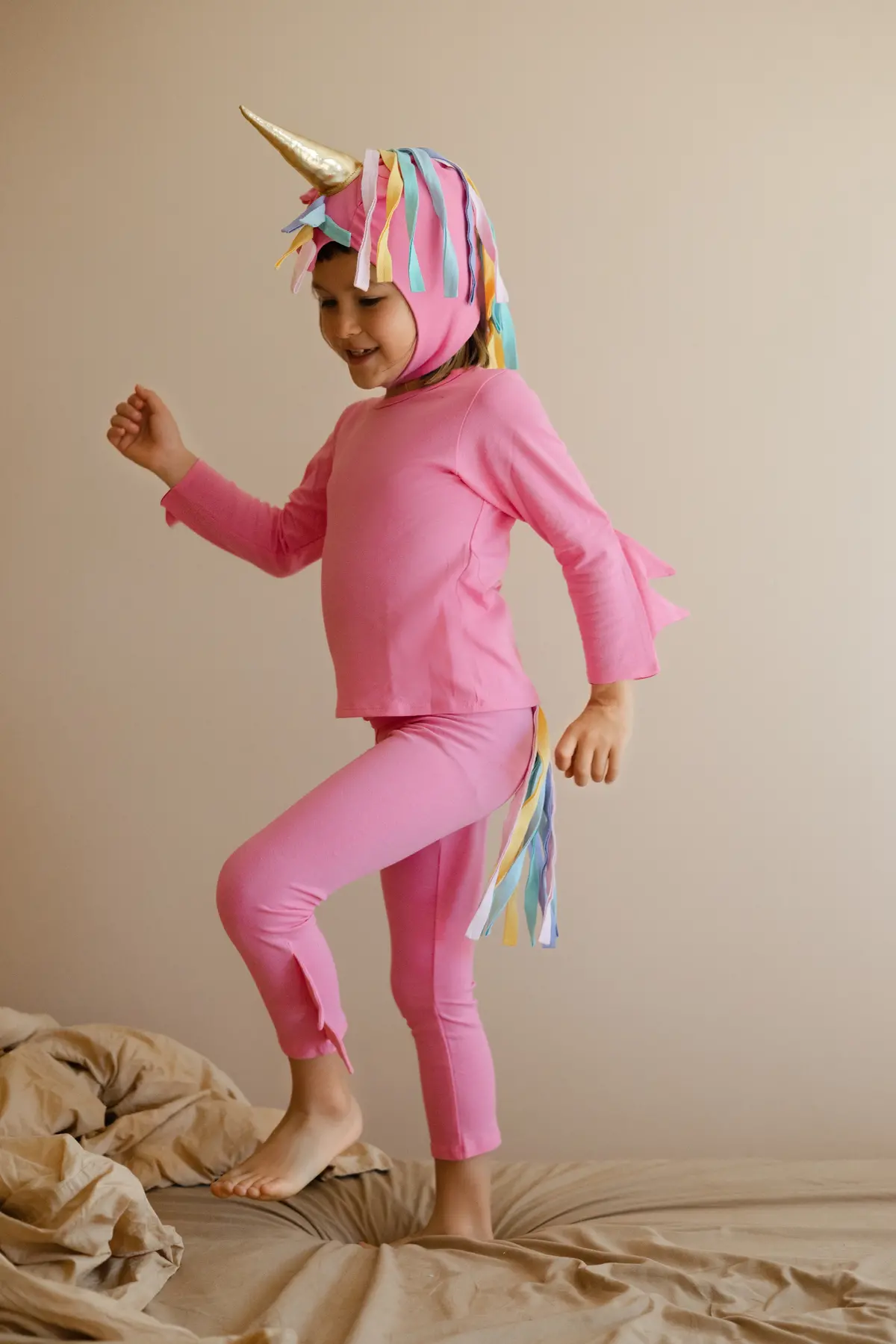 Band Of The Wild Pink Unicorn Costume 6