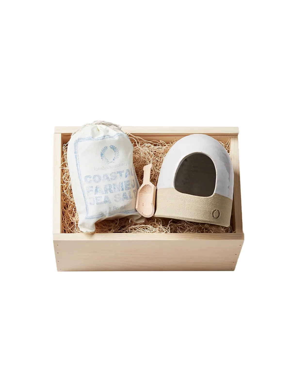 Farmhouse Pottery Salt And Cellar Gift Set 1