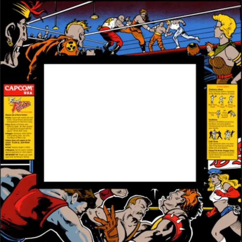 Final Fight Arcade Bezel 1