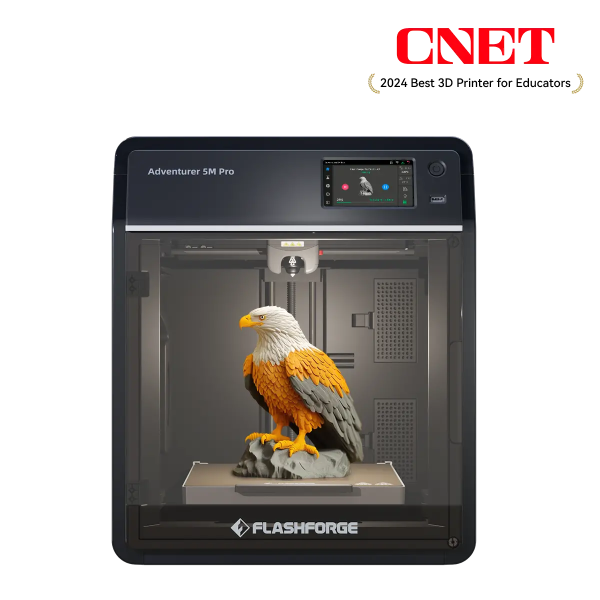 Flashforge Adventurer 5M Pro 3D Printer, Enclosed Coxy Metal Structure, Safe For Home Use 1