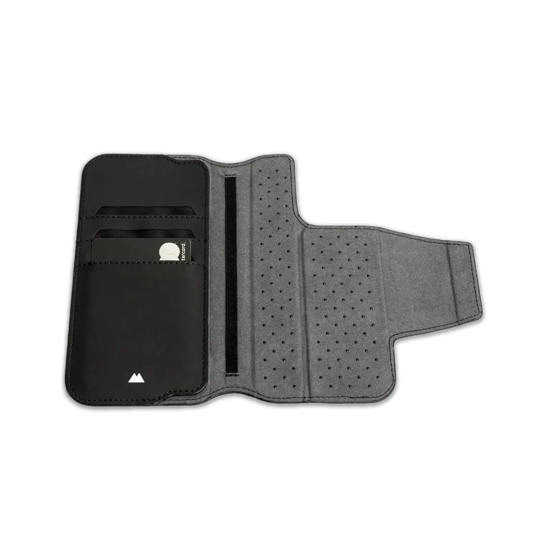 Black Flip Wallet With Stand 1