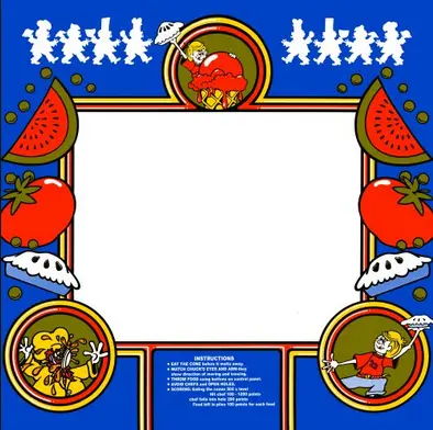 Food Fight Arcade Bezel 4