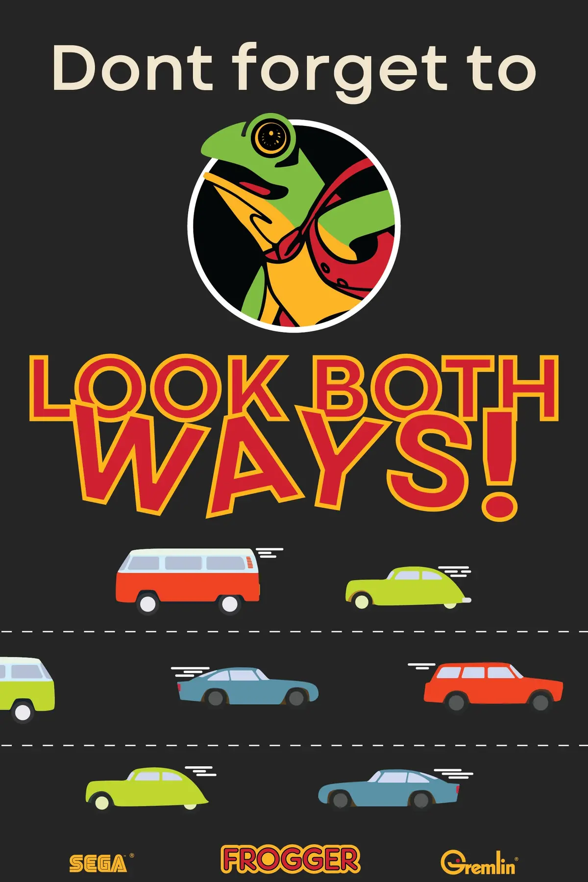 Frogger Arcade Poster 1