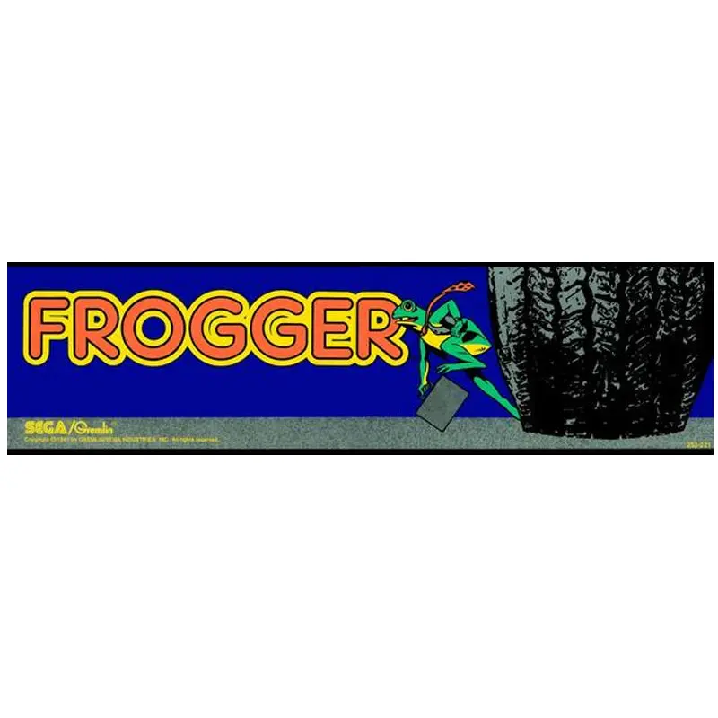Frogger Arcade Marquee 1