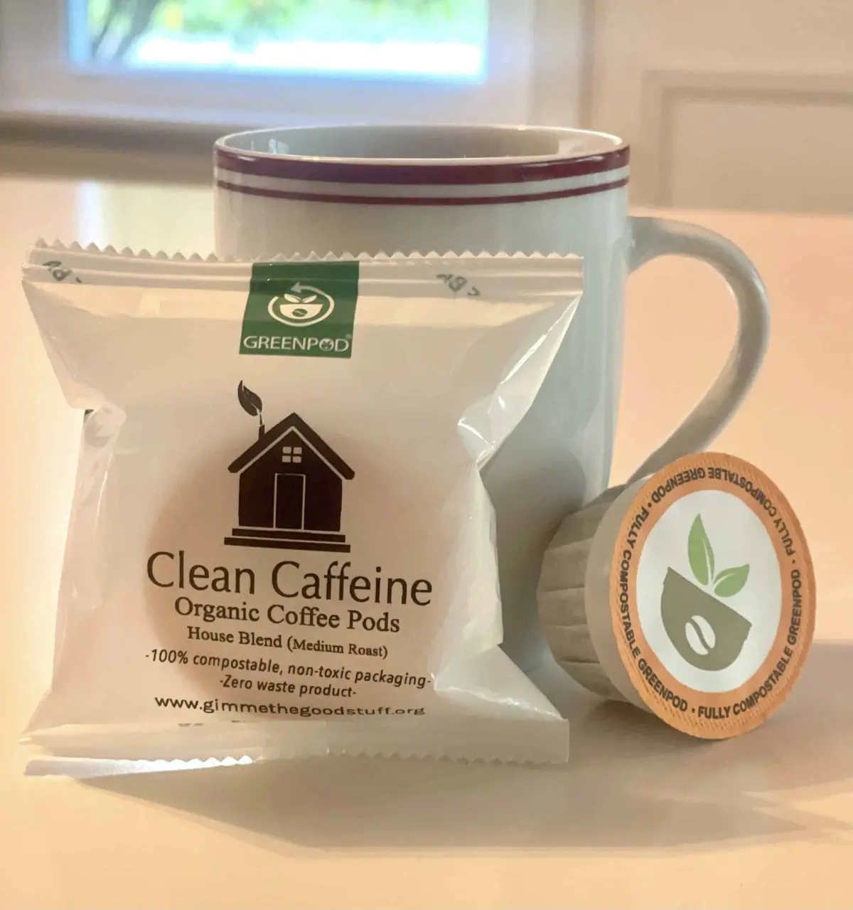 Clean Caffeine | Certified Non-Toxic 100% Compostable K-Cups With Premium Organic Coffee 1