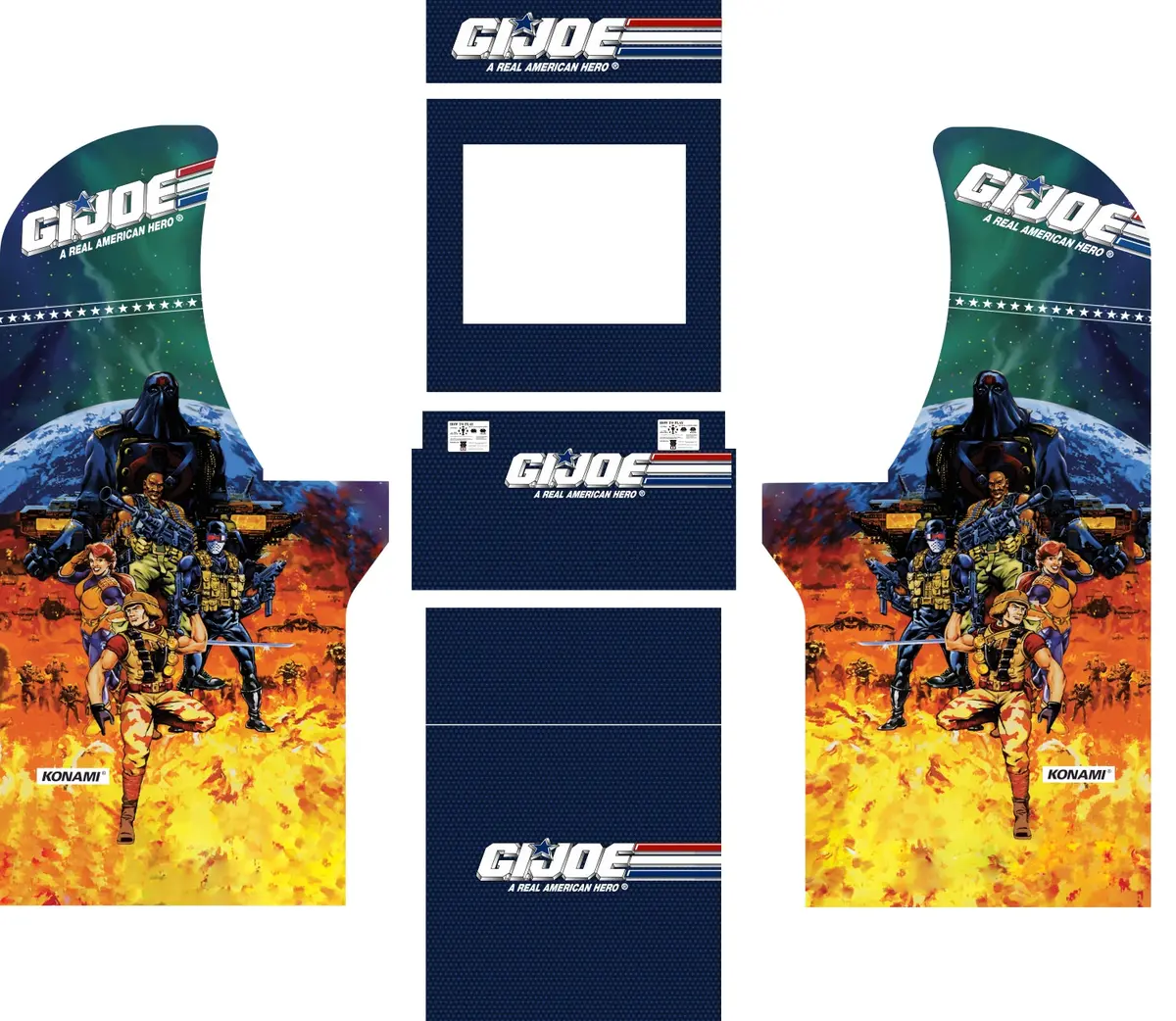 Arcade1up - Gi Joe Art 1