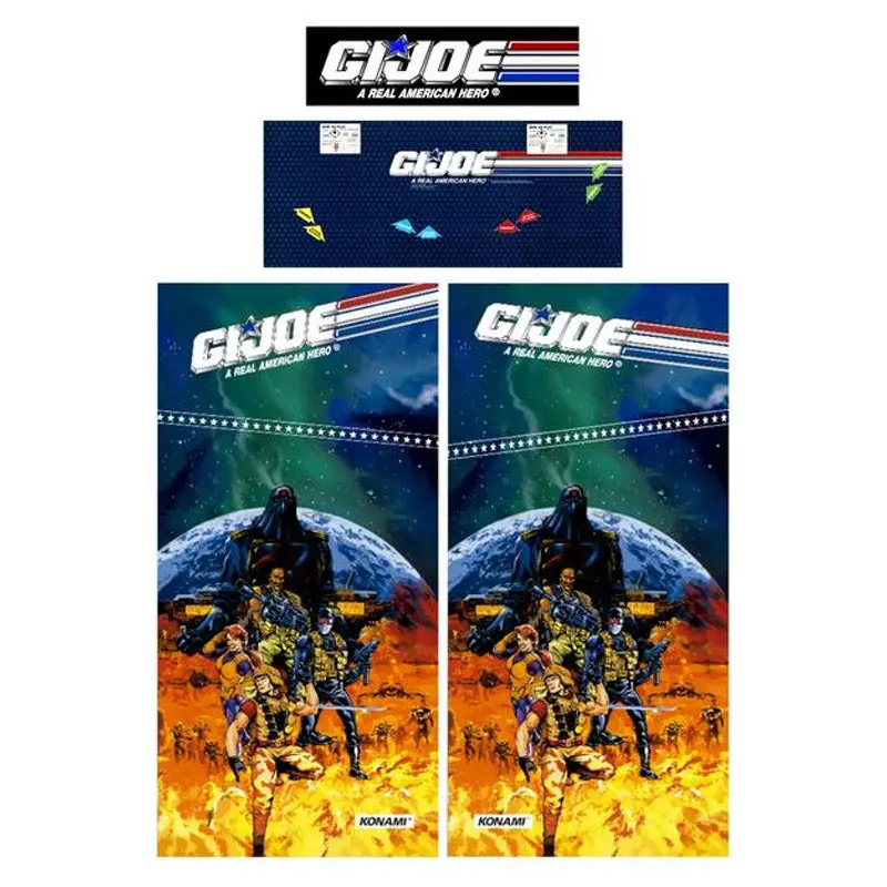 Gi Joe Arcade Complete Restoration Kit 1