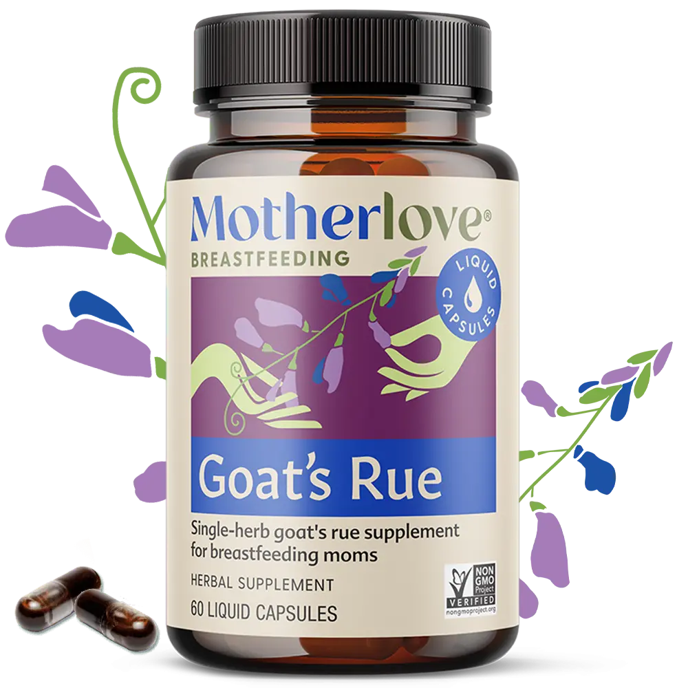 Motherlove Herbal Company Goat's Rue - Liquid Capsules 1