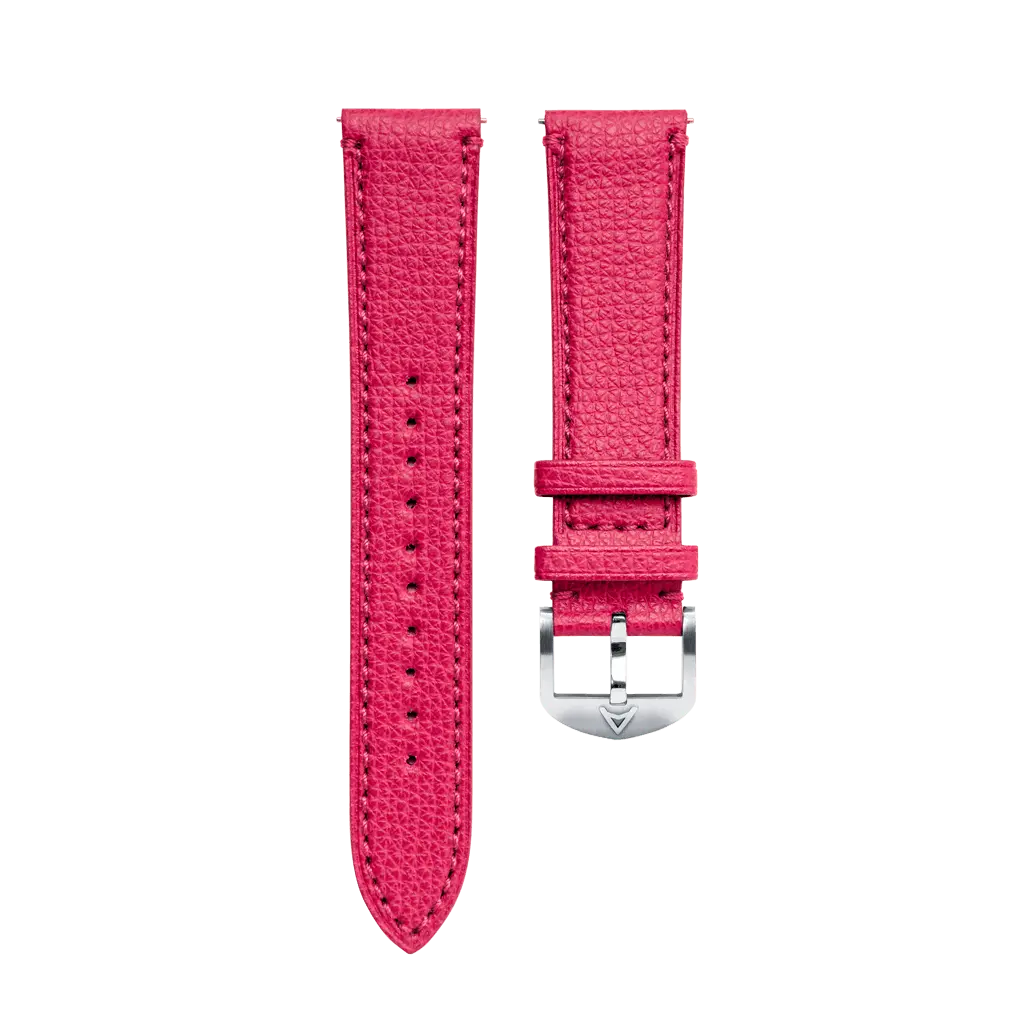 Passion Pink Granolo Leather Strap 1
