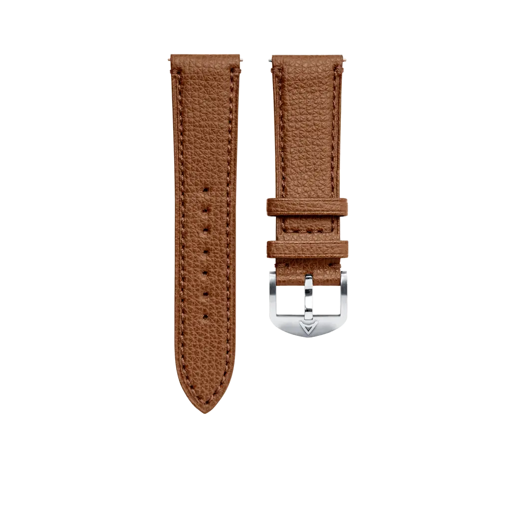 Short Lion Tan Granolo Leather Strap 1
