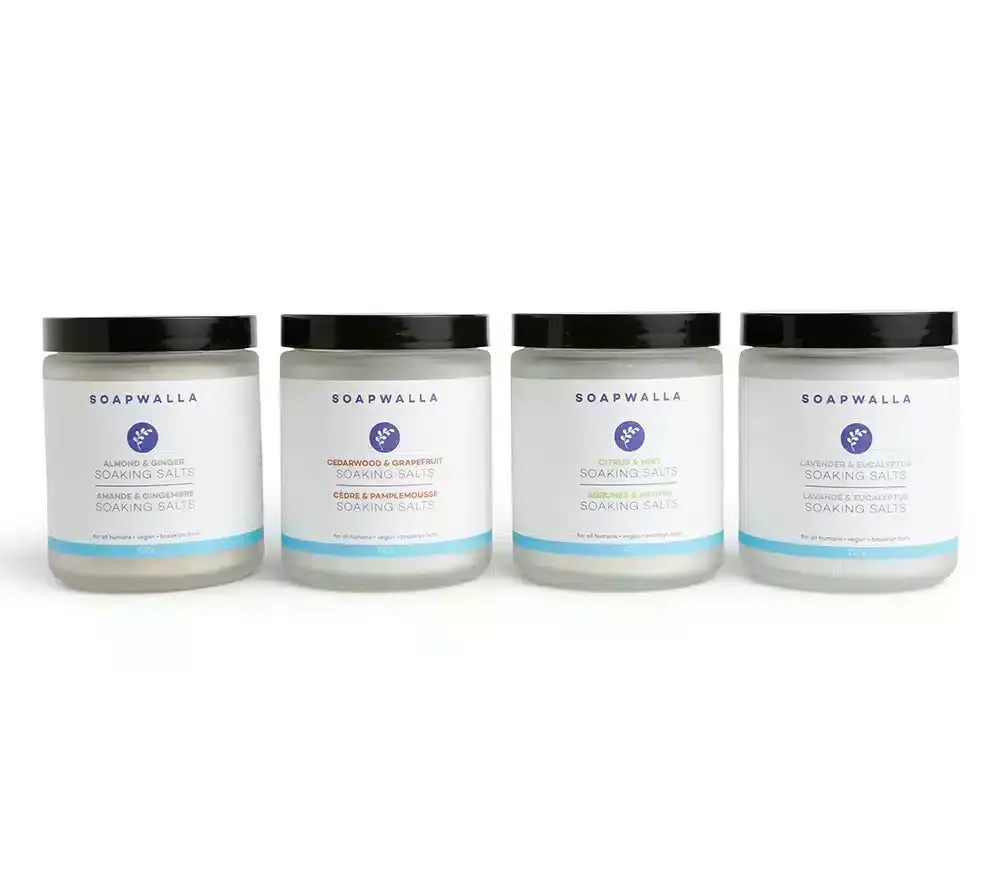 Soapwalla Soaking Salts Quartet 1