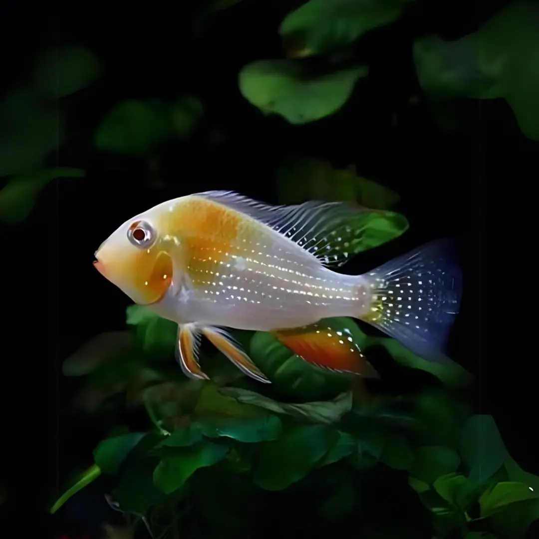 Live Fish Geophagus Albino Heckelii (5-6 Inches) | Single 1